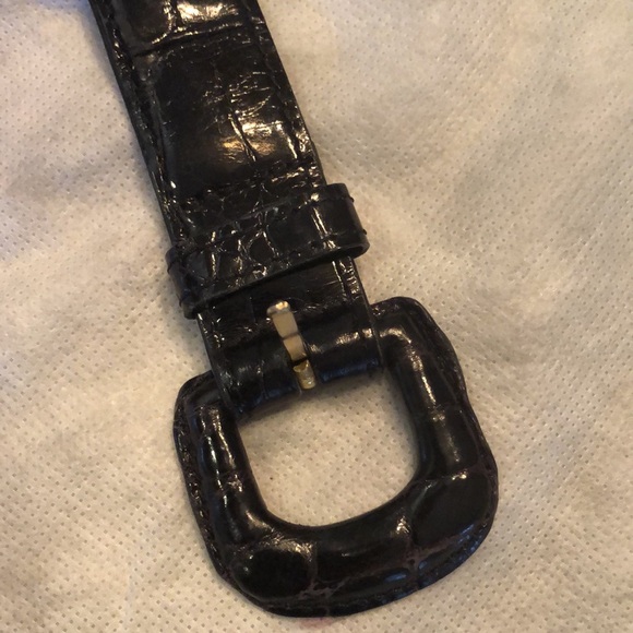 ?Titti Dell’Acqua Genuine alligator leather belt wrapped buckle main image 6